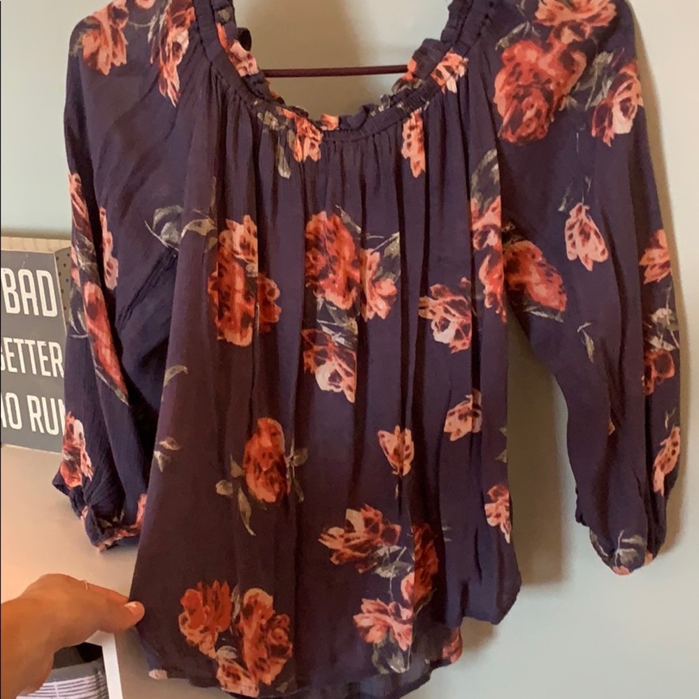 Cute blouse long sleeve shirt